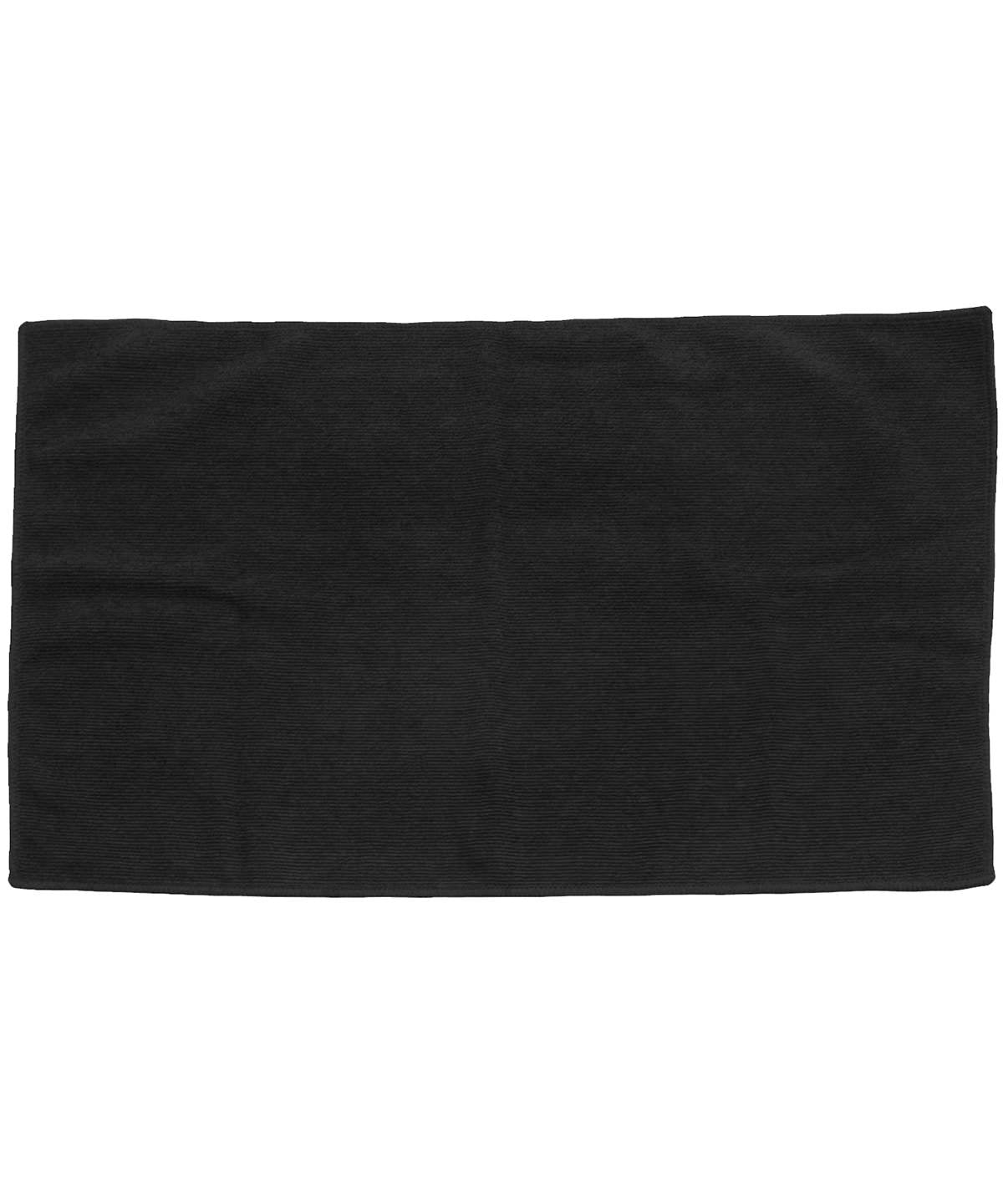 Microfibre bath towel - Black