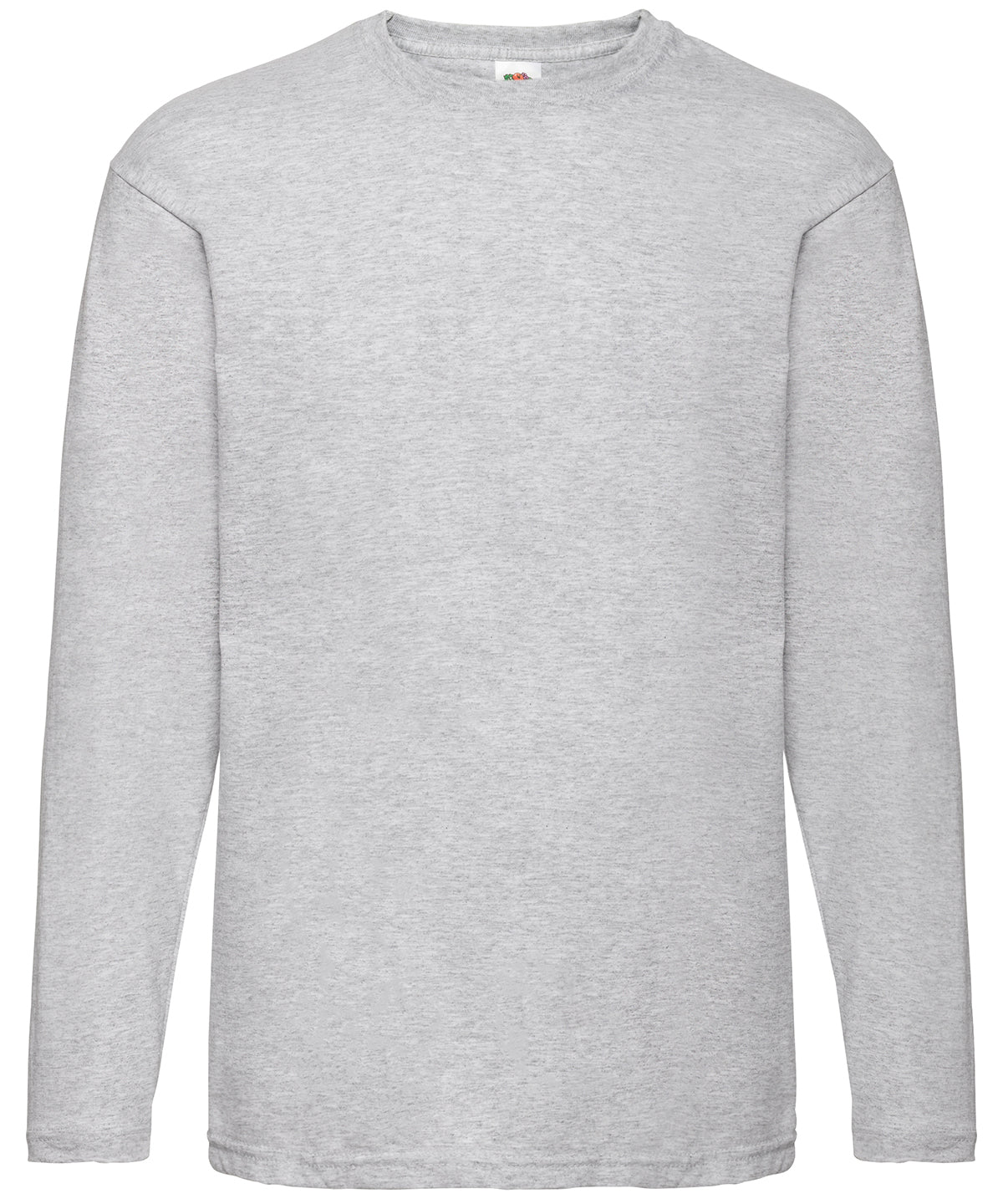 Valueweight long sleeve T - Heather Grey