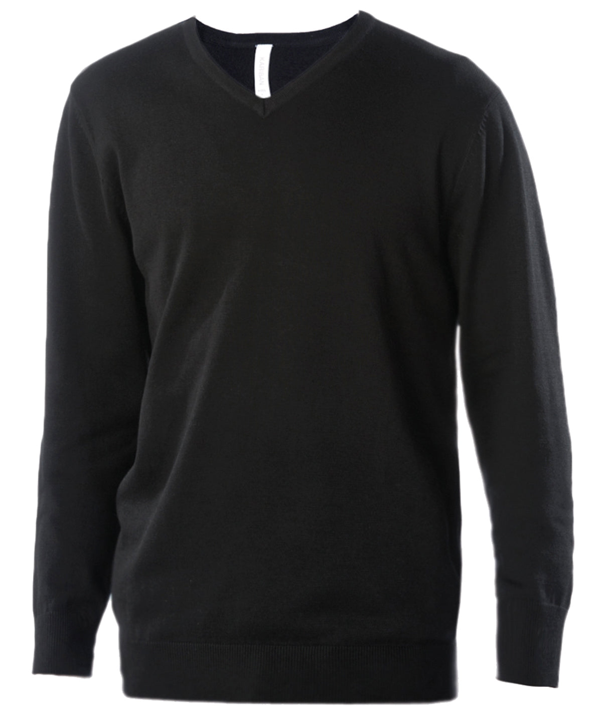 Men's V-neck jumper - Black