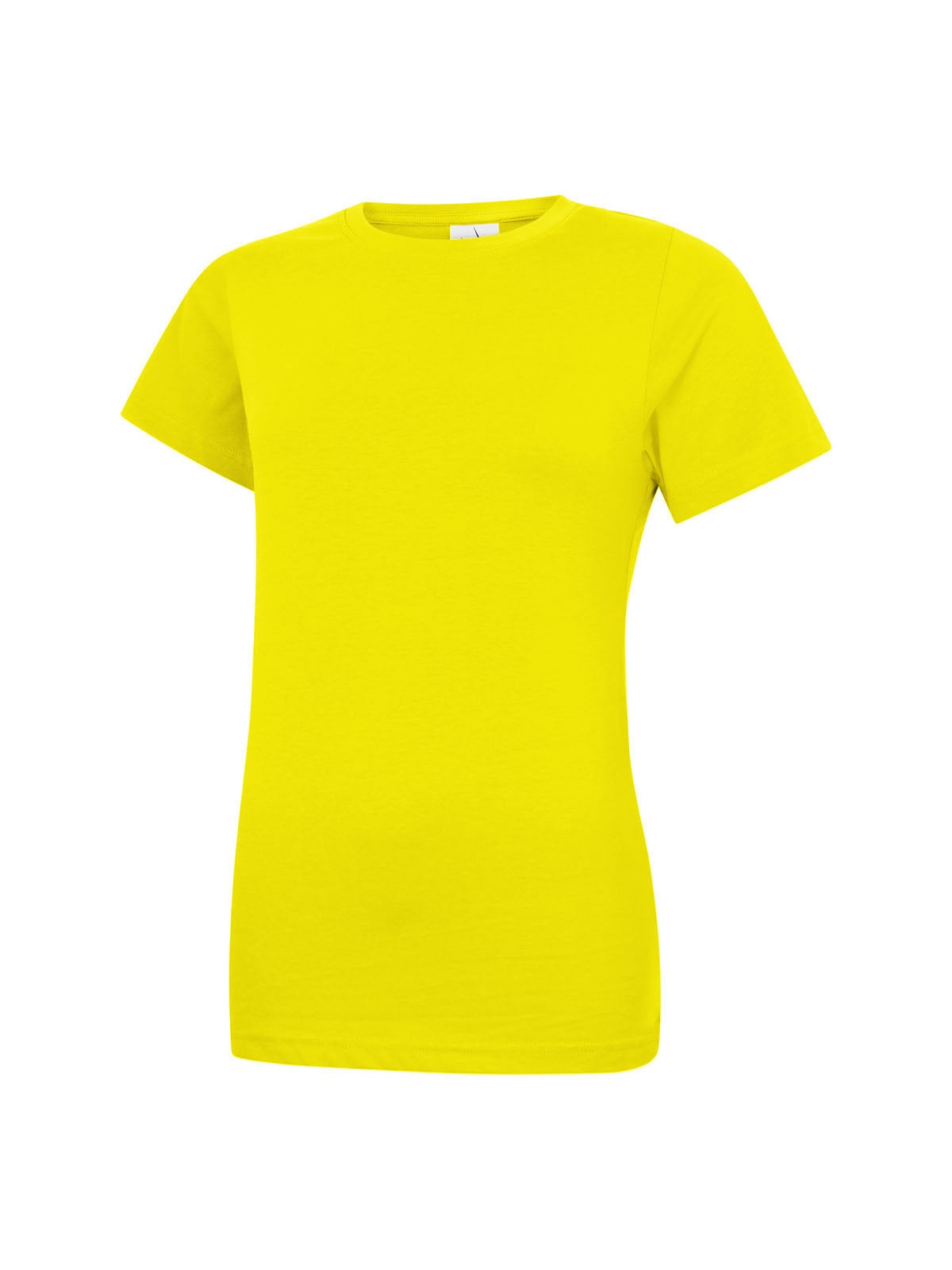 Ladies Classic Crew Neck T-Shirt - Yellow