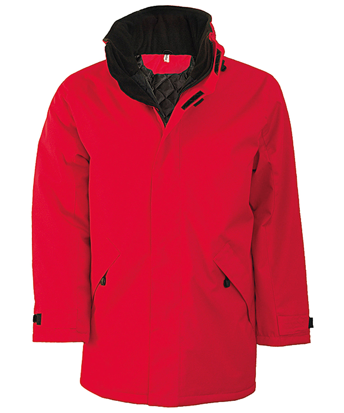 Quilted parka - Red/Black