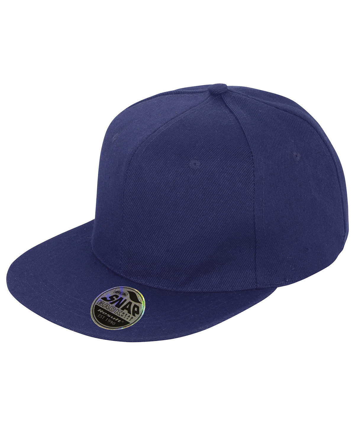 Bronx original flat peak snapback cap - Navy