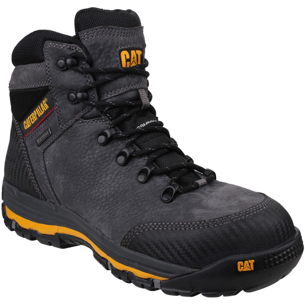 CAT Workwear Mens Munising 6" Waterproof Leather S3 Safety Boots