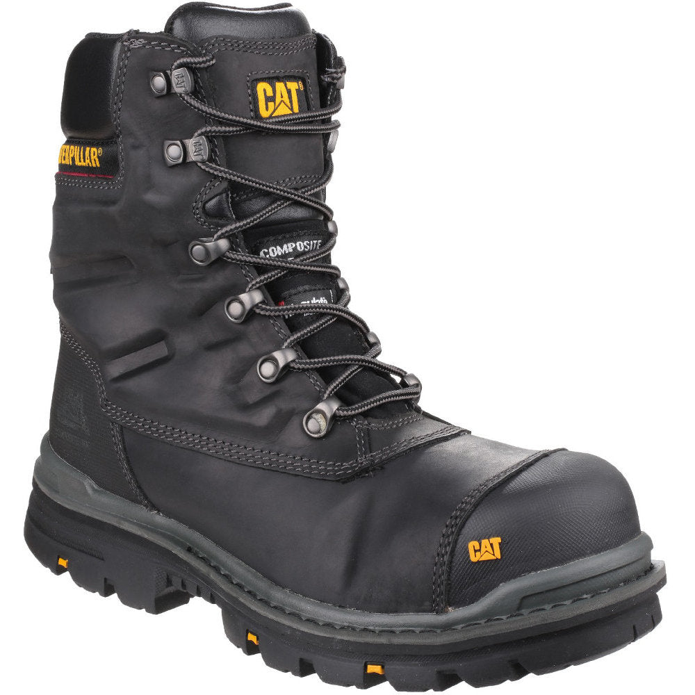 CAT Workwear Mens Premier Waterproof Leather S3 Safety Boots