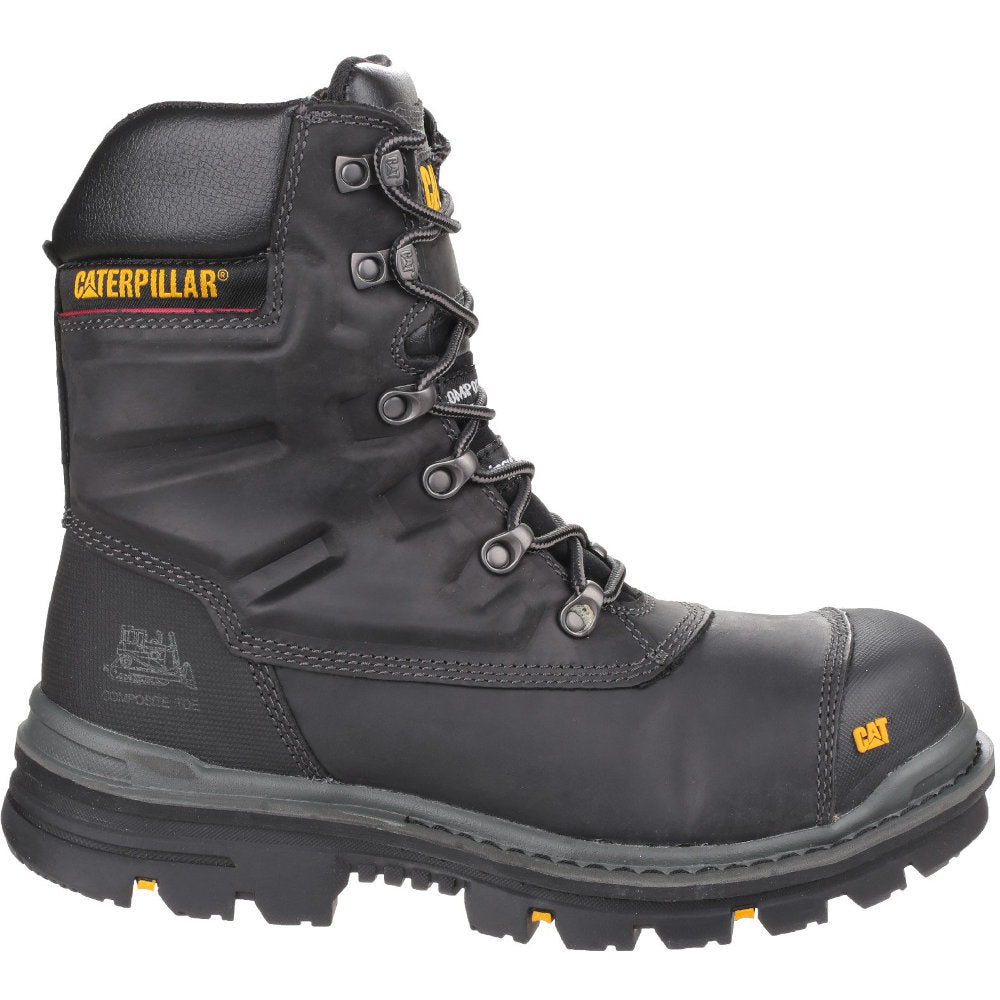 CAT Workwear Mens Premier Waterproof Leather S3 Safety Boots