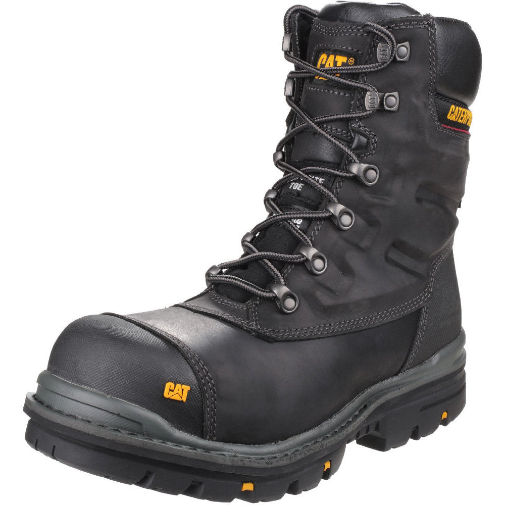 CAT Workwear Mens Premier Waterproof Leather S3 Safety Boots
