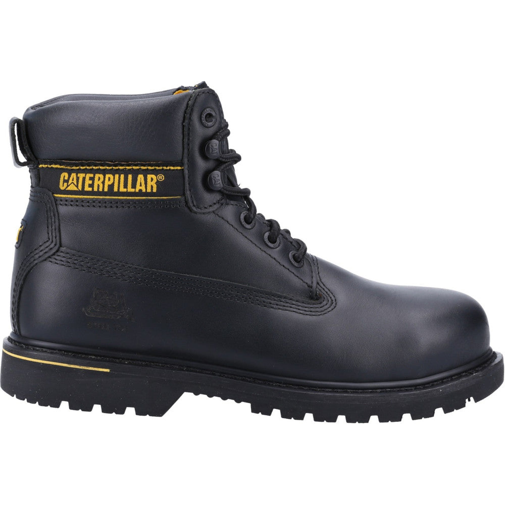 Caterpillar Mens Holton SB Safety Work Boots Black