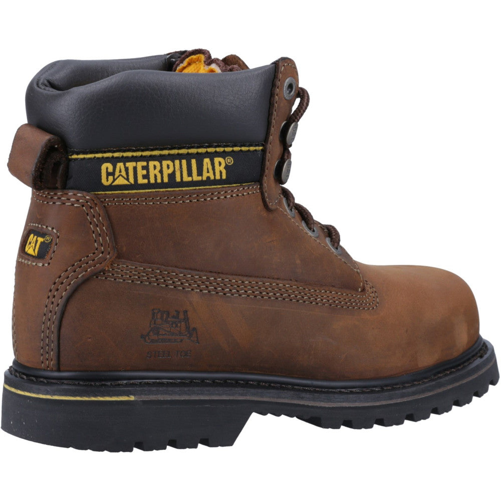 Caterpillar Mens Holton SB Safety Work Boots Brown
