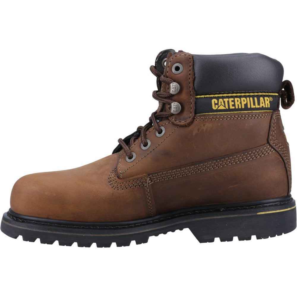 Caterpillar Mens Holton SB Safety Work Boots Brown
