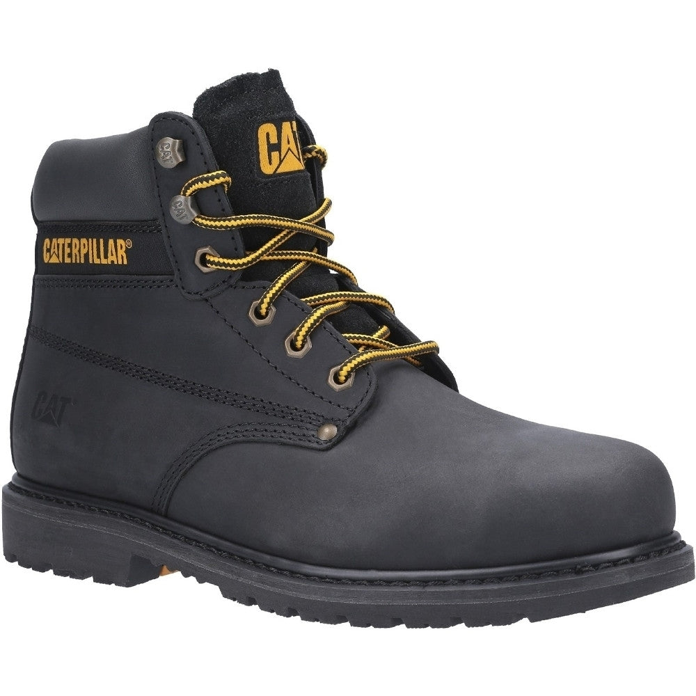 Caterpillar Mens Powerplant GYW Lace Up Leather Safety Boots