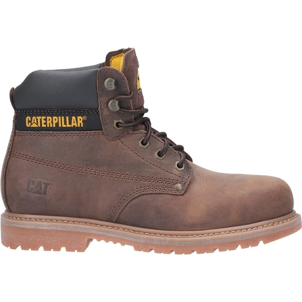 Caterpillar Mens Powerplant GYW Lace Up Leather Safety Boots