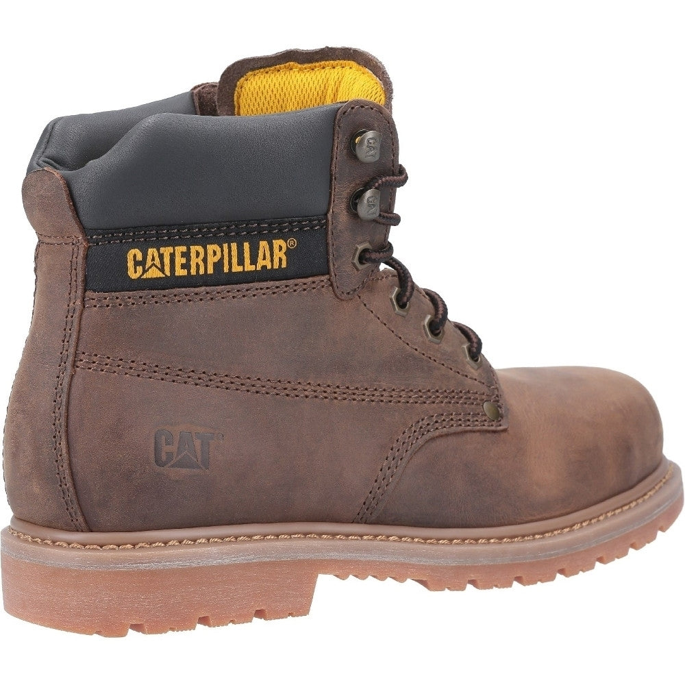 Caterpillar Mens Powerplant GYW Lace Up Leather Safety Boots