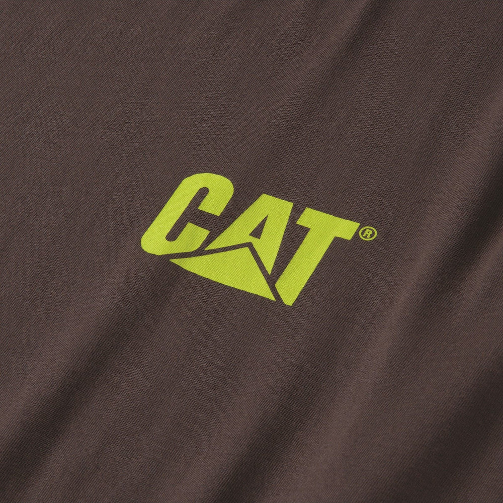 CAT Workwear Mens Trademark Banner Long Sleeve T Shirt