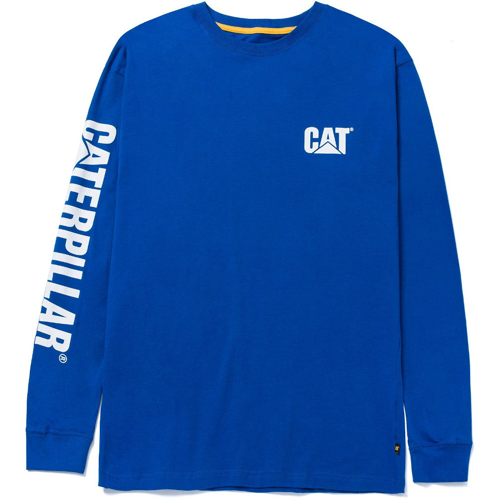 CAT Workwear Mens Trademark Banner Long Sleeve T Shirt