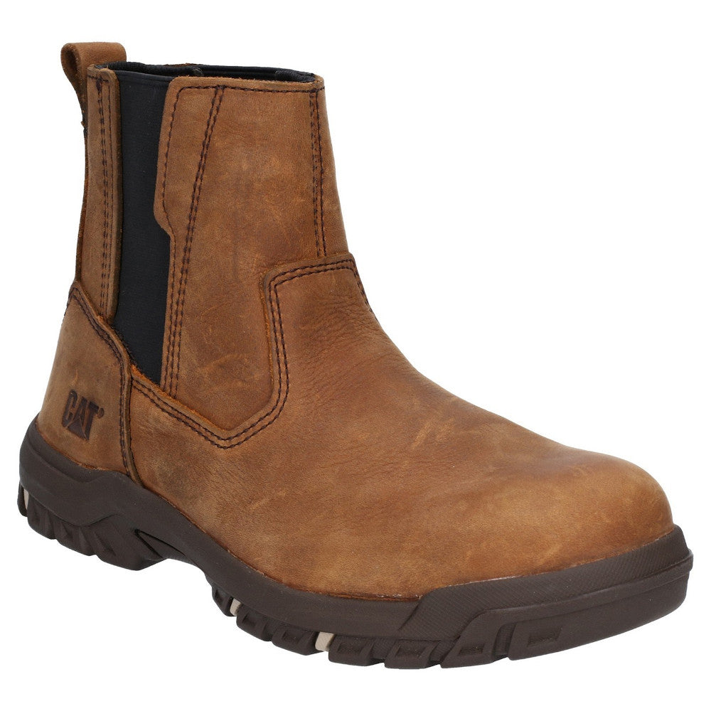 Caterpillar Womens Abbey Leather Slip On Safety Boots