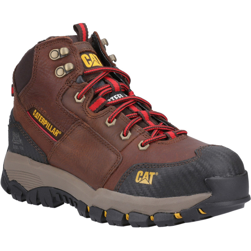 Caterpillar Mens Navigator Mid Leather Safety Boots
