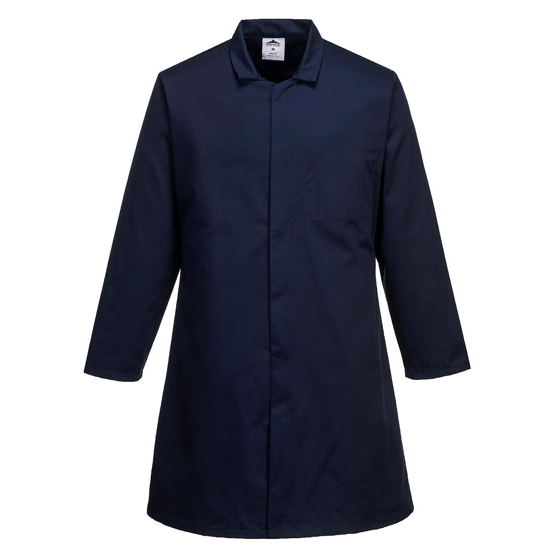 Men’s Food Coat, One Pocket - Navy