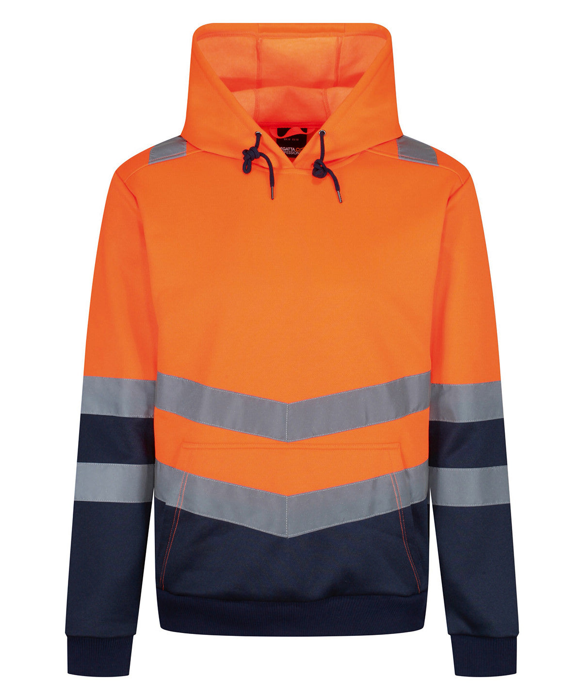 Pro Hi-Vis Overhead Hoodie - Orange