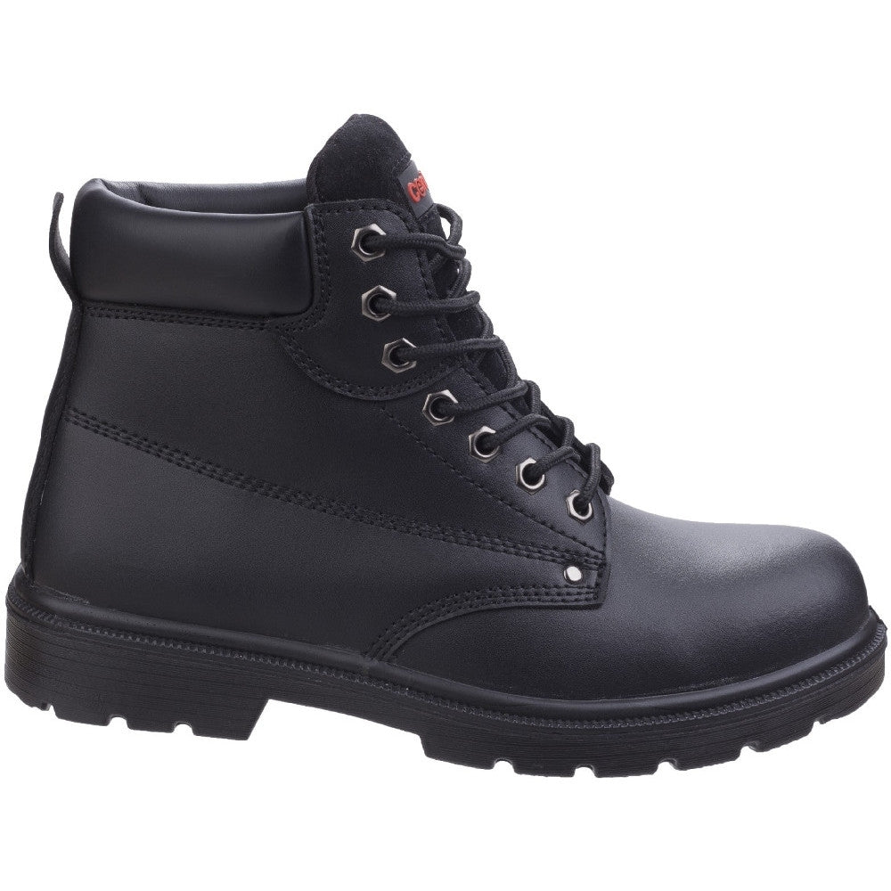 Centek Mens FS331 Classic Ankle S3 Lace Up Leather Black Safety Boots