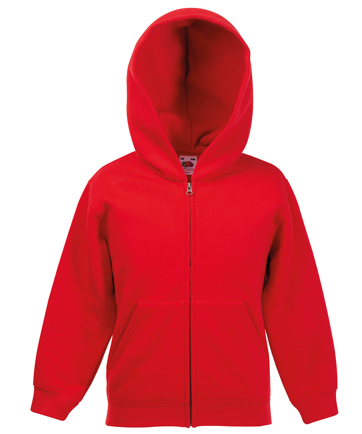 Kids classic hooded sweatshirt jacket - Red