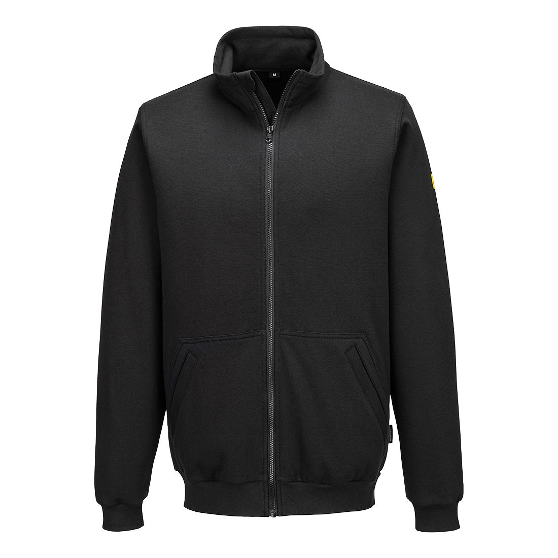 Anti-Static ESD Zip Sweatshirt - Black