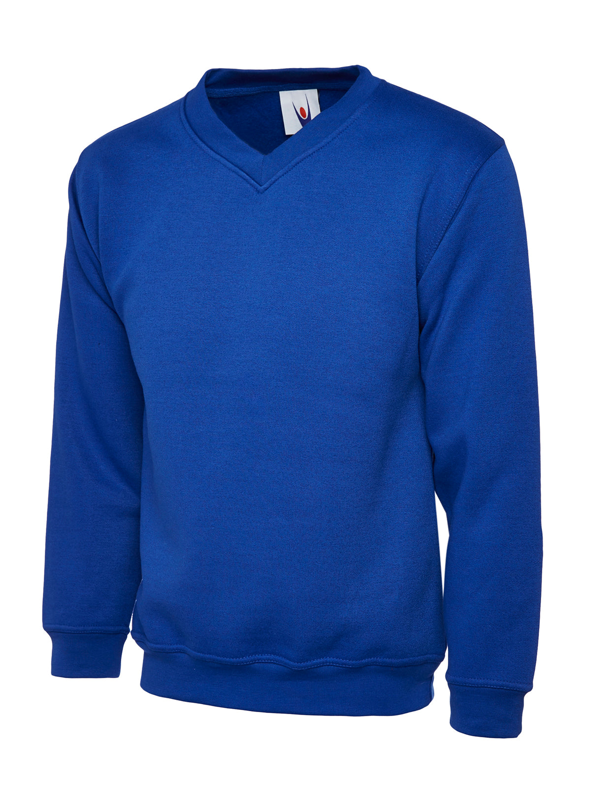 Childrens V Neck Sweatshirt - Royal
