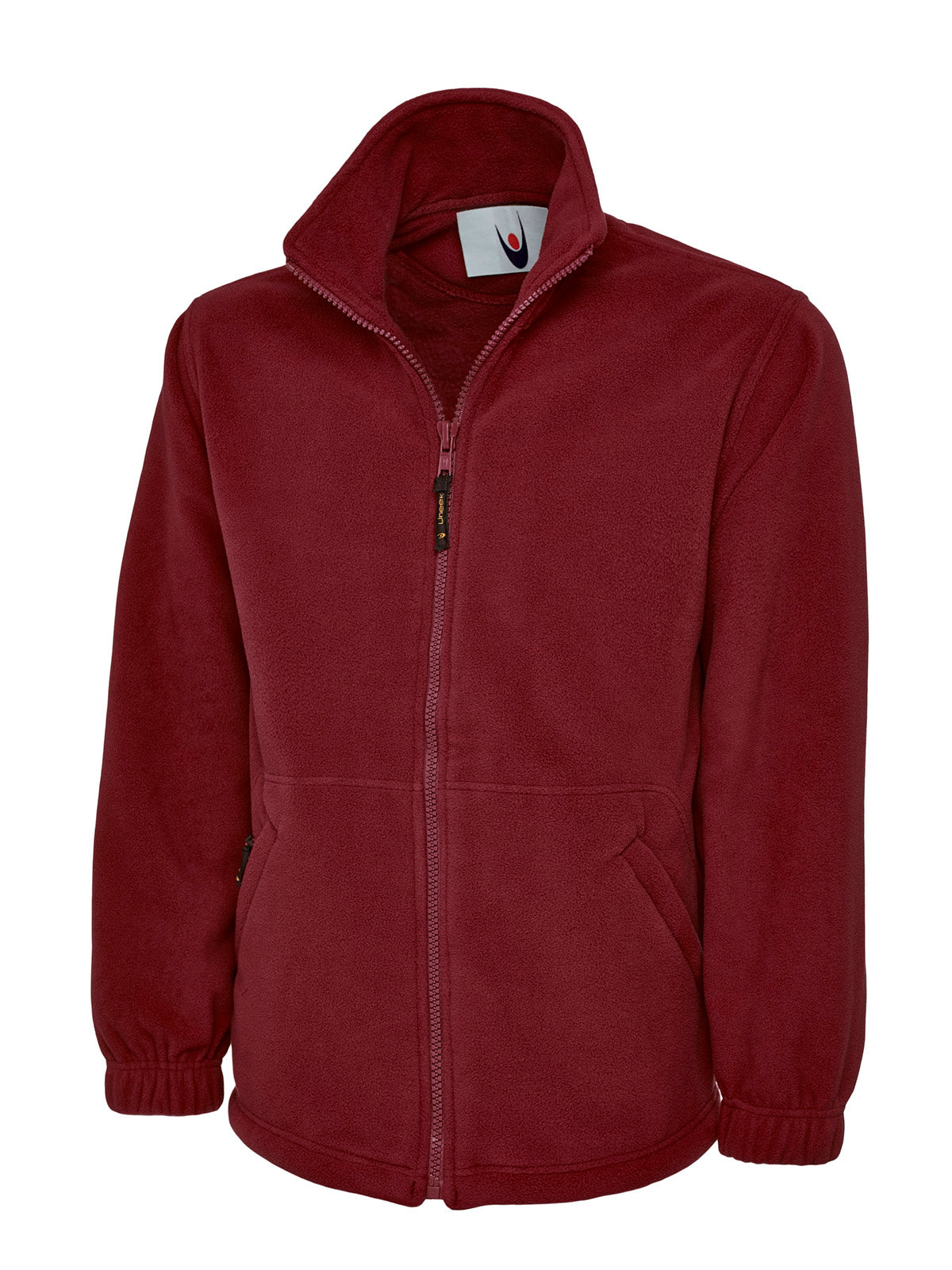Classic Full Zip Micro Fleece Jacket - Maroon