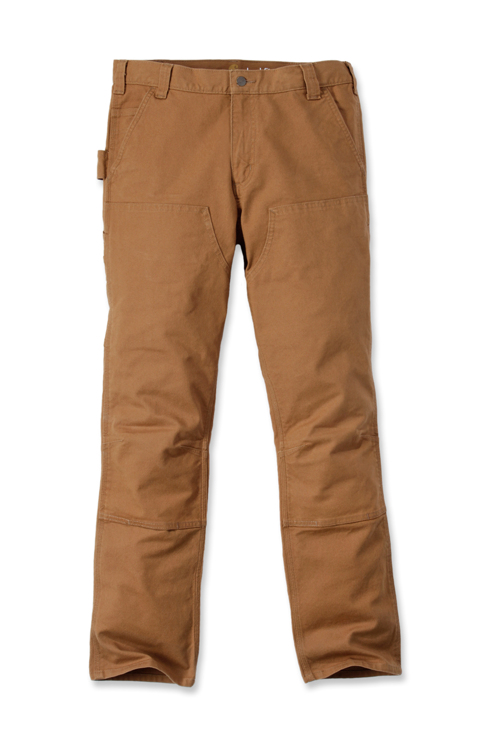 Rugged Flex Straight Fit Duck Double-Front Utility Work Pant - Carhartt Brown