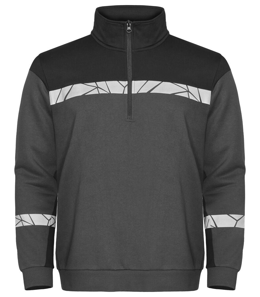 7102 SWEATSHIRT 1/2 ZIP
7102 SWEATSHIRT 1/2 ZIP 9910-VIZ - Grey/Black