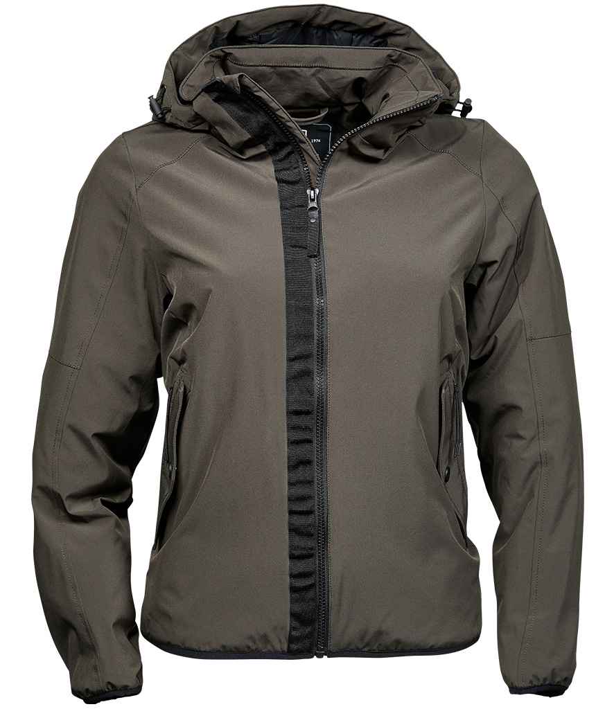 Tee Jays Ladies Urban Adventure Shell Jacket - Dark Olive
