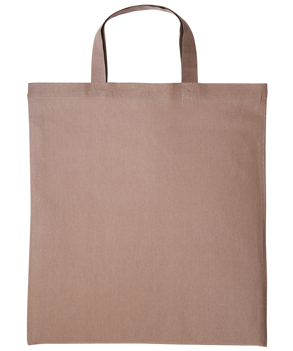 Cotton shopper short handle - Light Brown