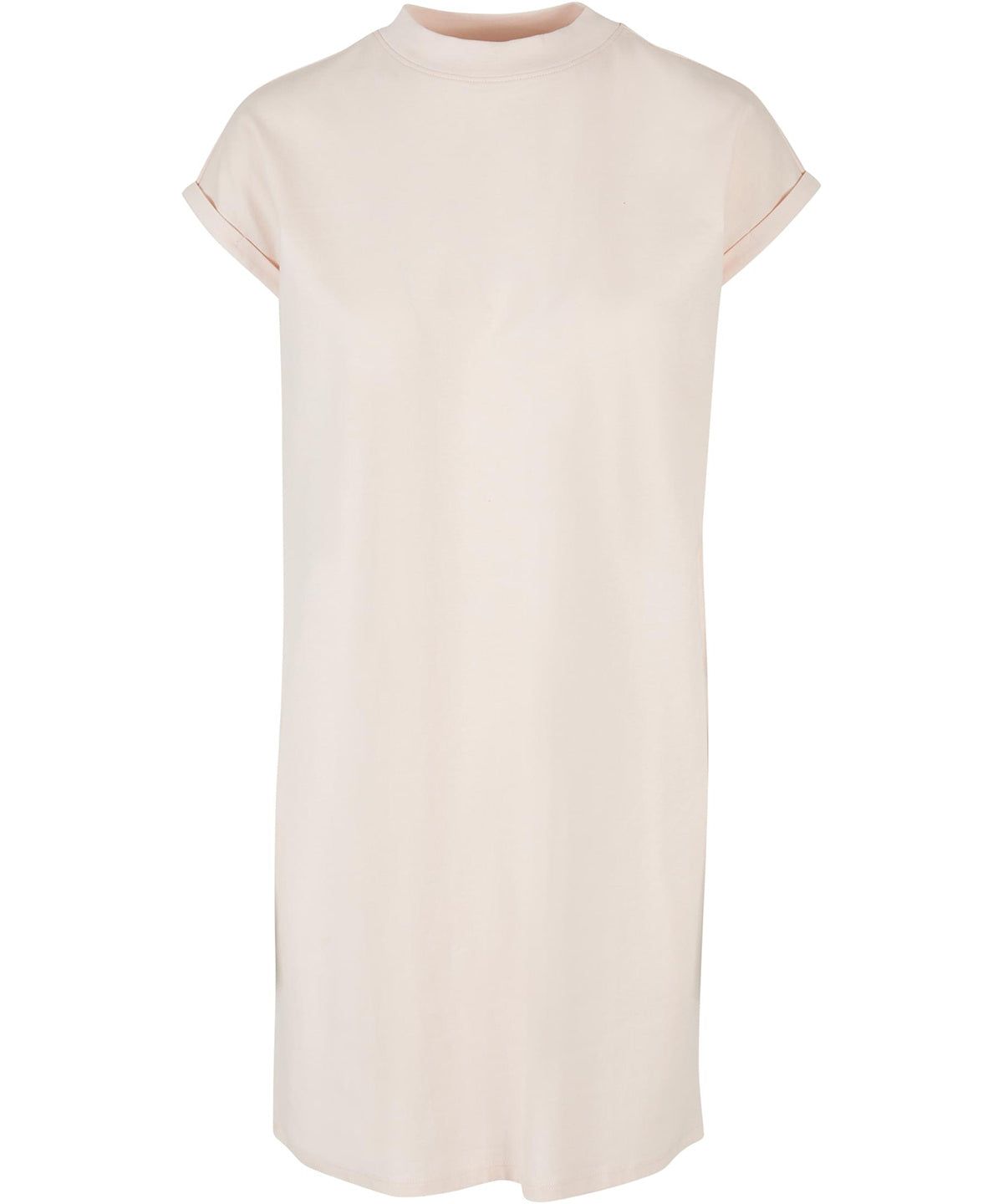 Women's turtle extended shoulder dress - Pink