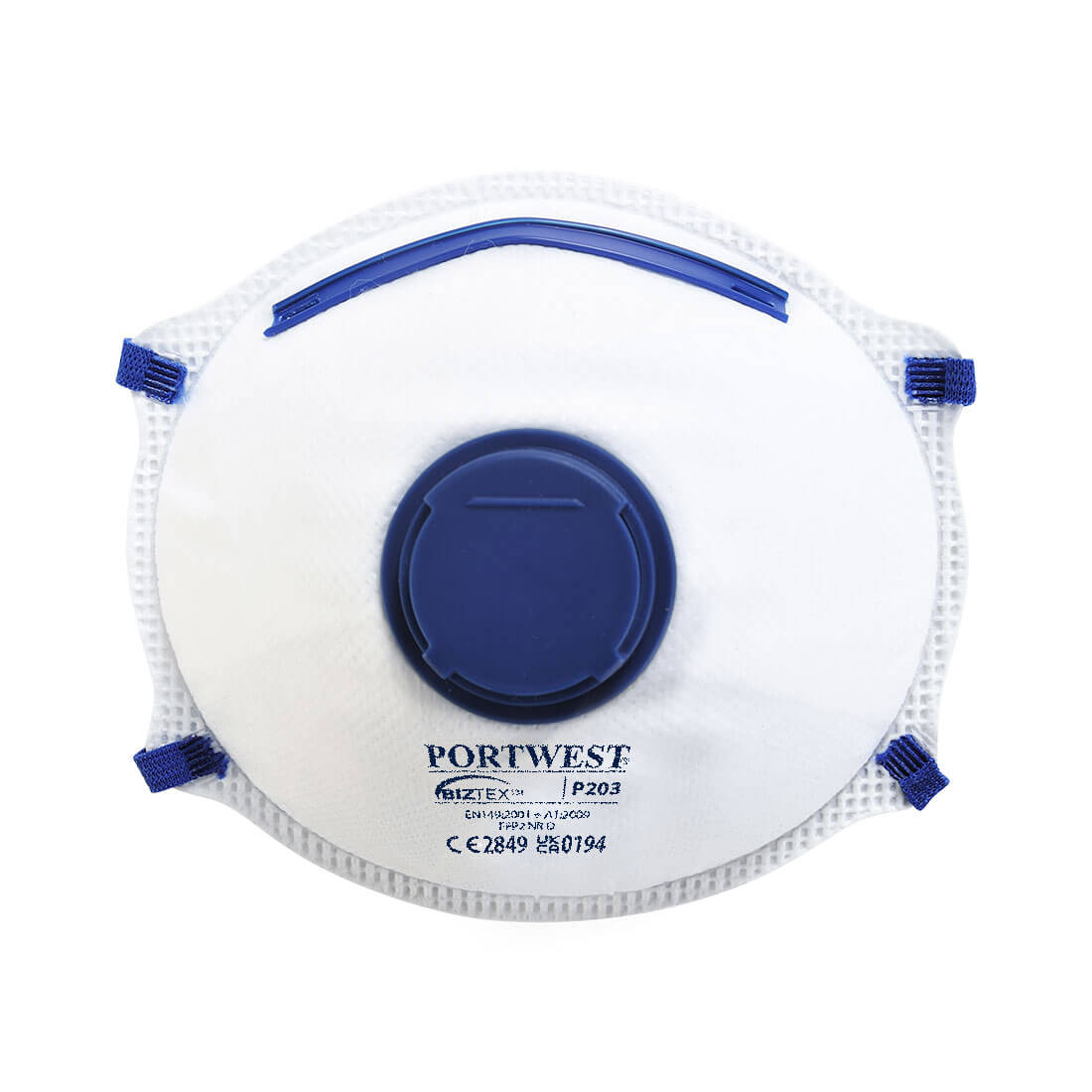 FFP2 Valved Dolomite Respirator - White