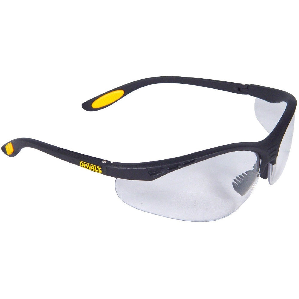 Dewalt Mens DeWalt Reinforcer Rubber Safety Glasses