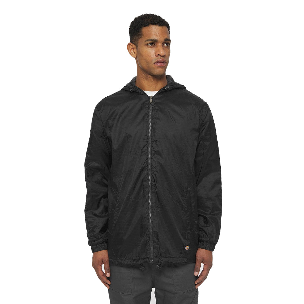 Dickies Mens Fleece Lined Nylon Hooded Jacket