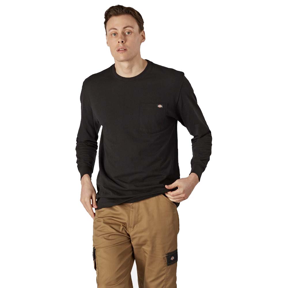 Dickies Mens Pocket Tee Long Sleeve T Shirt