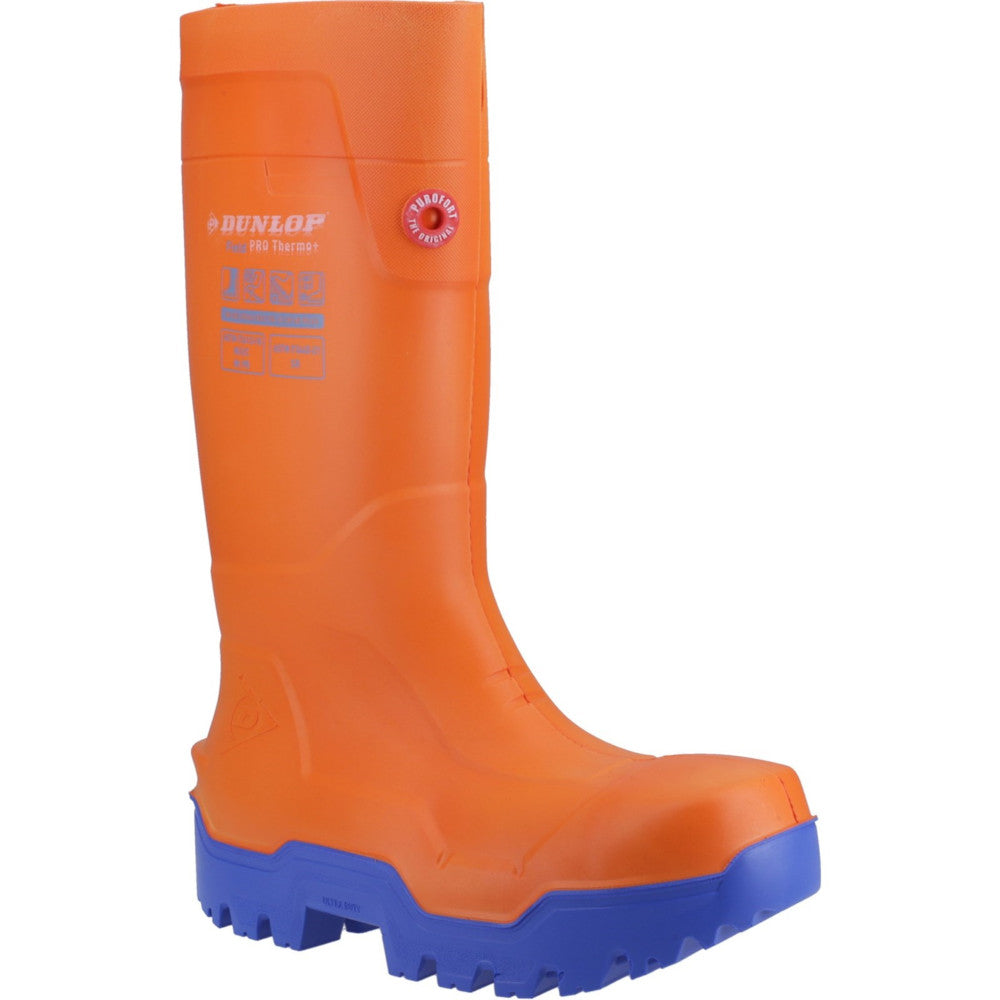 Dunlop Mens FIELDPRO THERMO+ Safety Wellington Boots