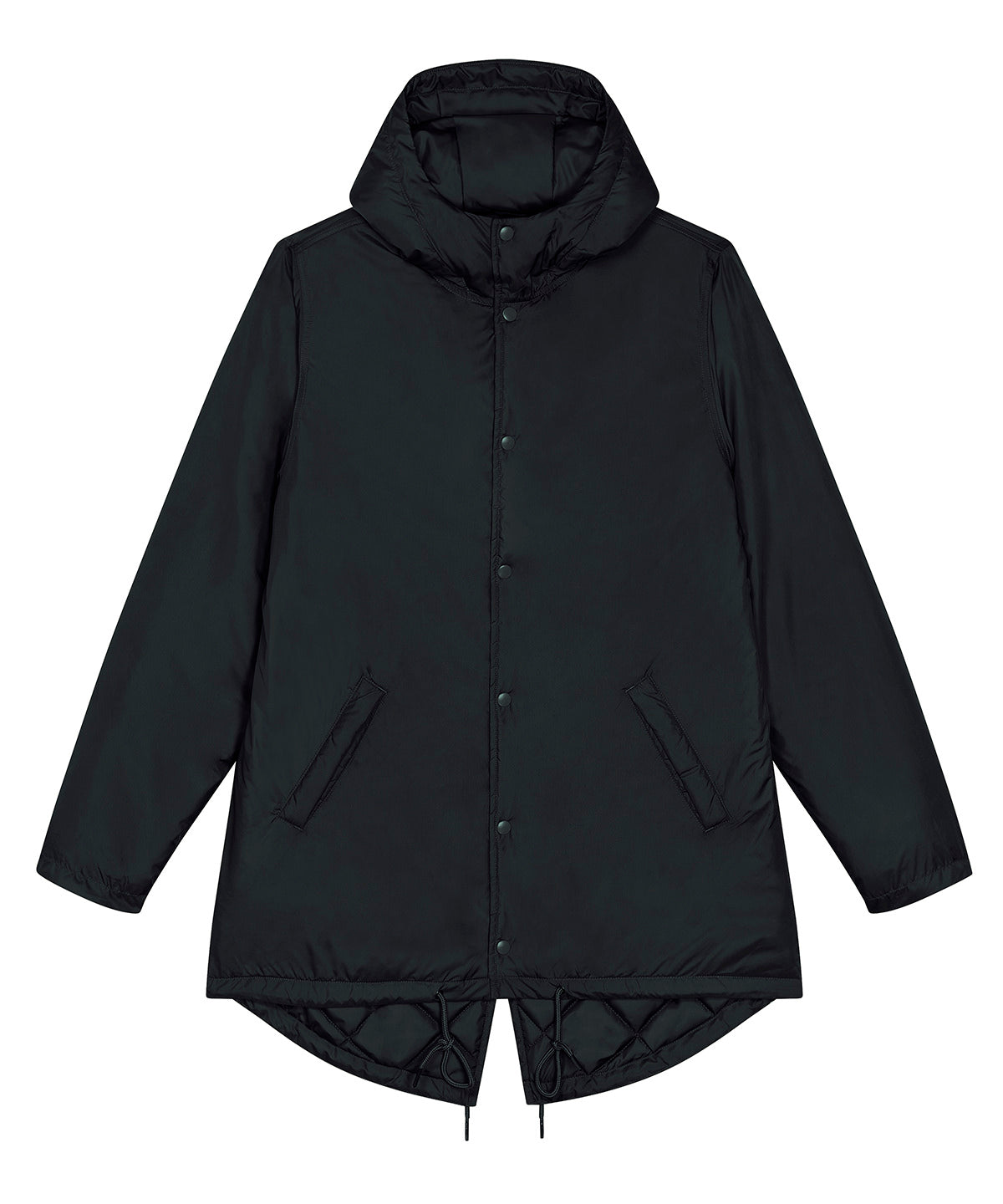 Unisex padded parka jacket (STJU841) - Black