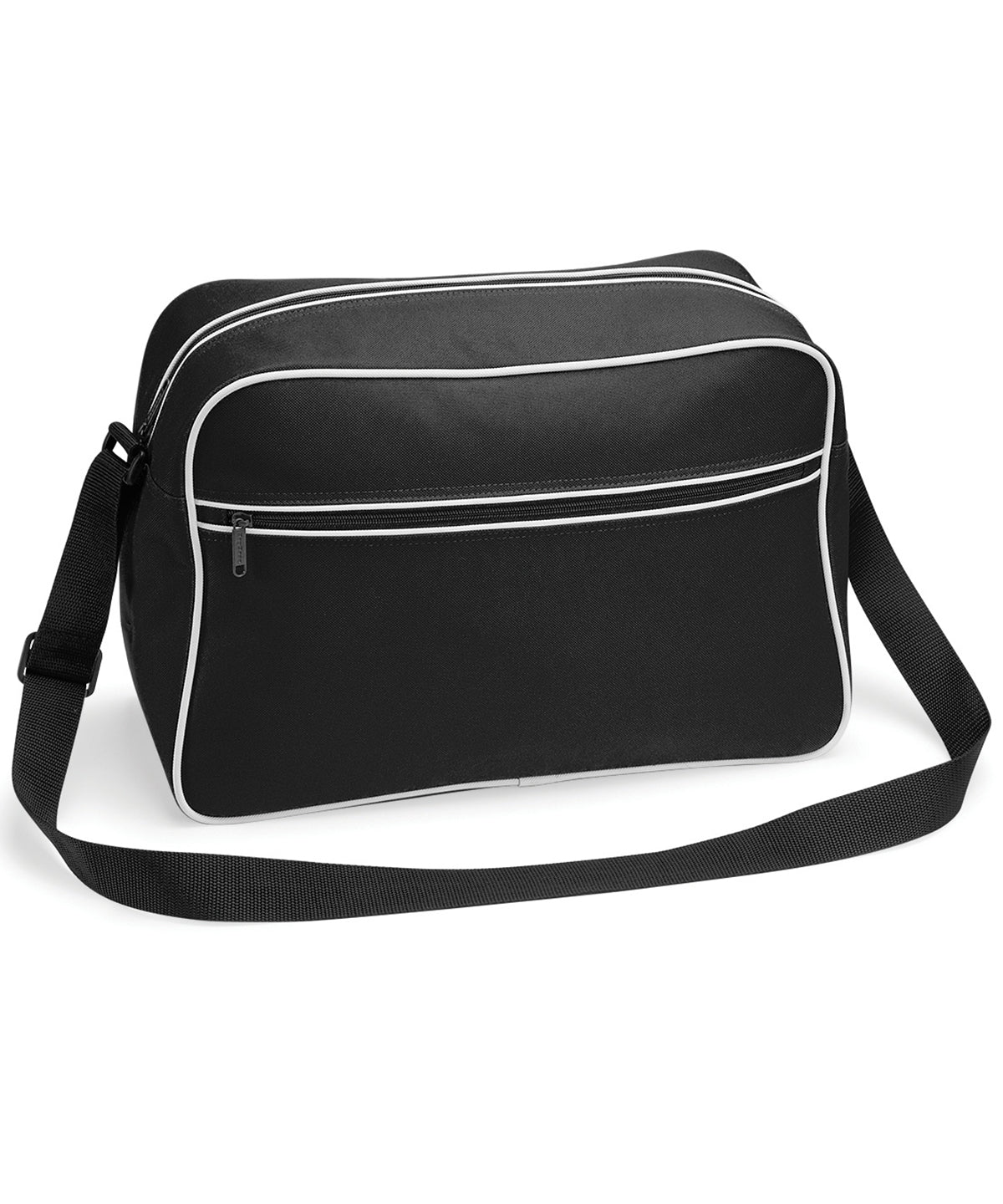 Retro shoulder bag - Black/White