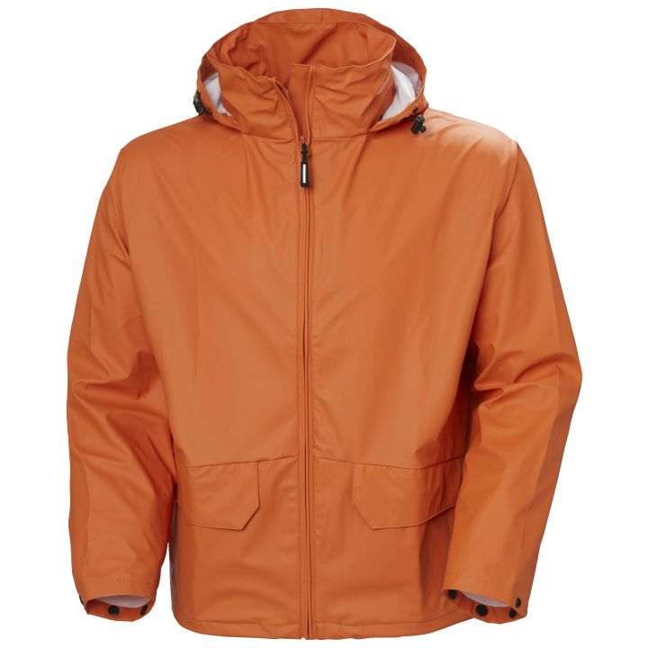 VOSS RAIN JACKET - 290 DARK ORANGE