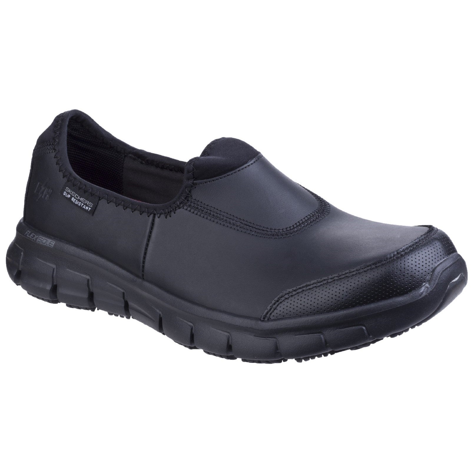 Sure Track Slip Resistant Occupational Shoe - Black