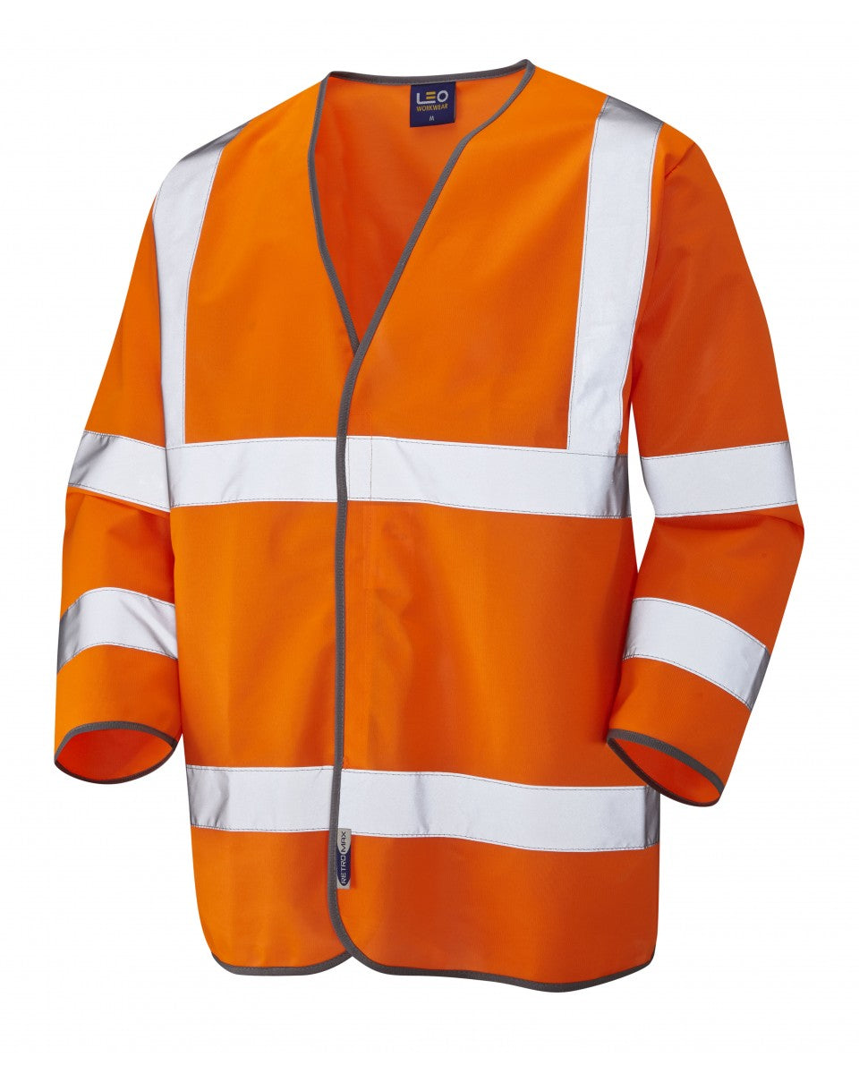 FORCHES ISO 20471 Cl 3 3/4 Sleeve Waistcoat - HV Orange