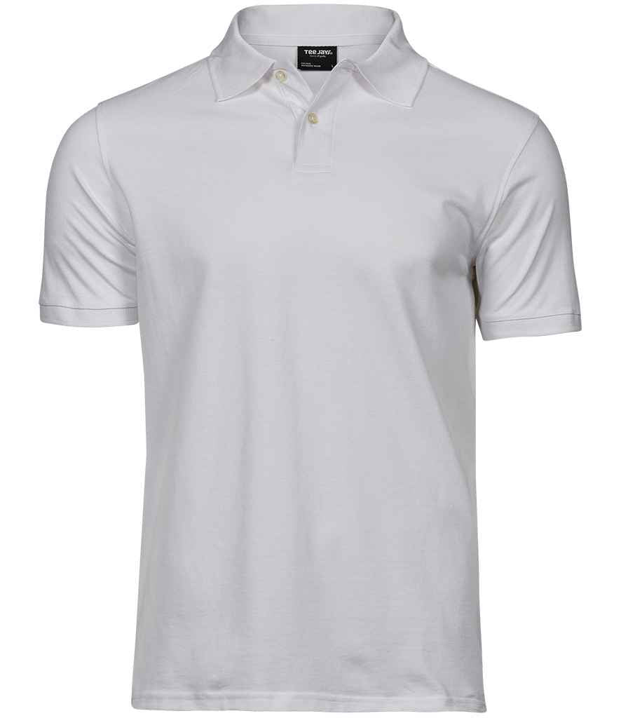 Tee Jays Heavy Cotton Piqué Polo Shirt - White