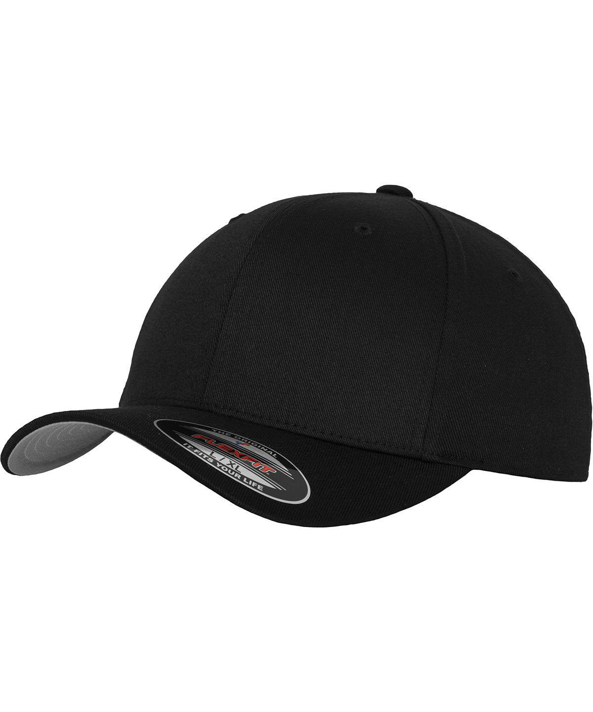 Flexfit fitted baseball cap (6277) - Black