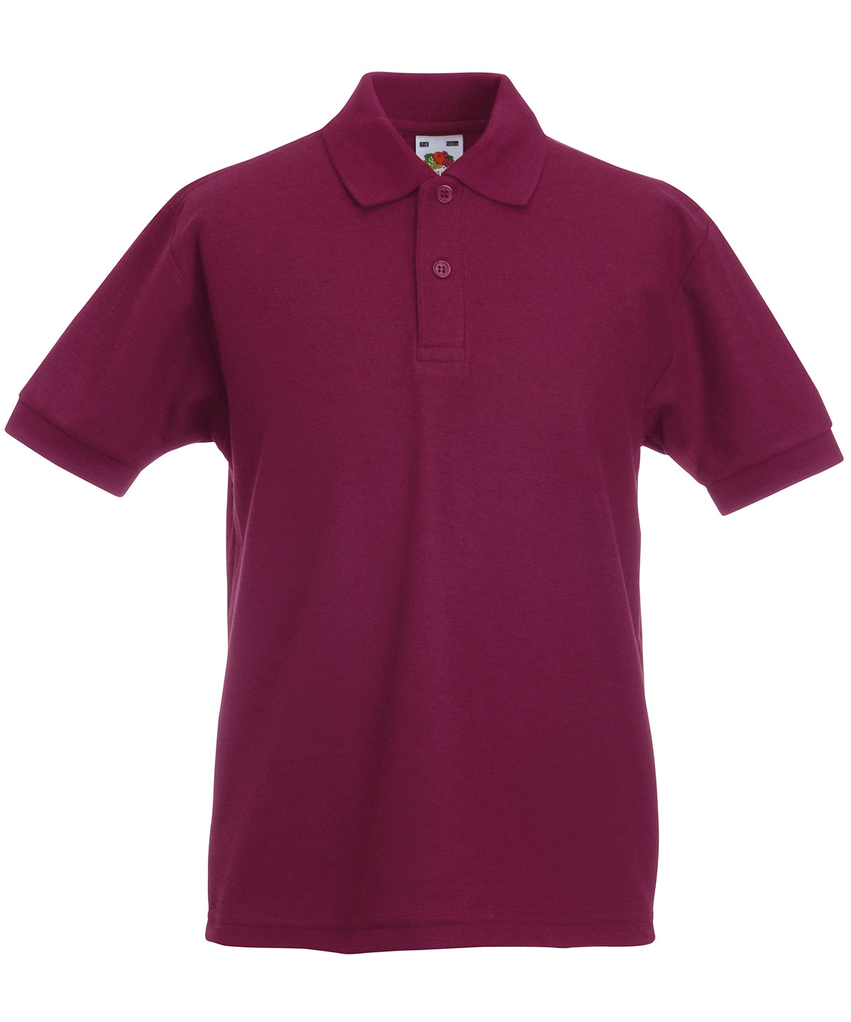 Kids 65/35 piqué polo - Burgundy