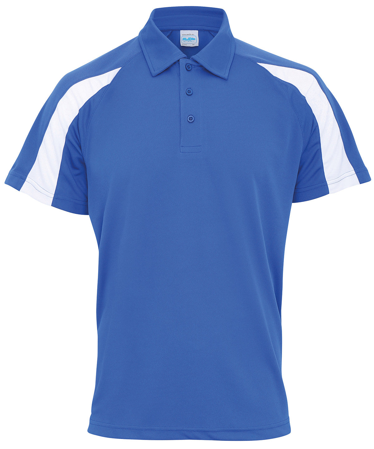Contrast Cool Polo - Royal Blue/Arctic White