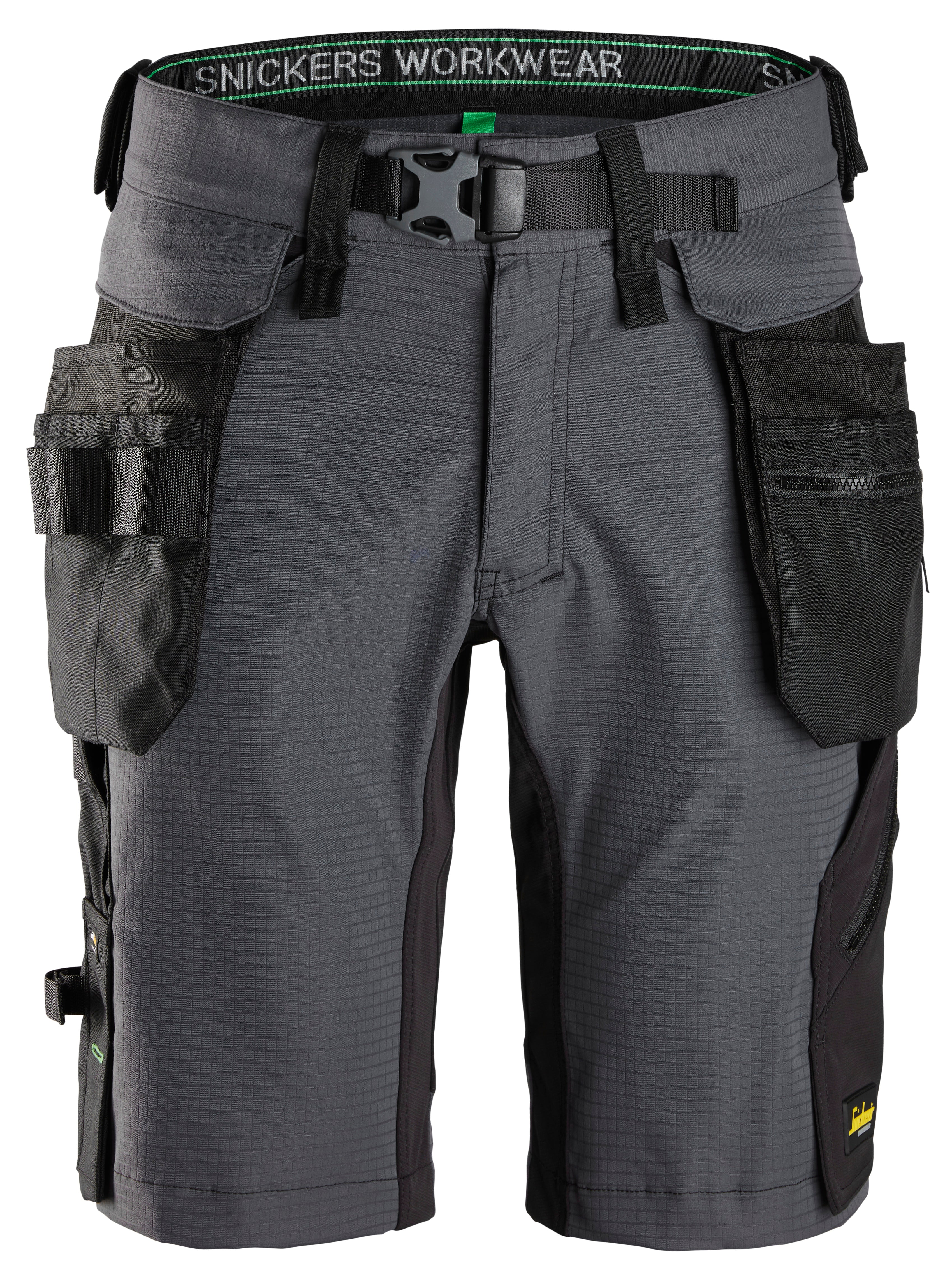 FlexiWork, Shorts Detachable Holster Pockets - Steel grey\Black - 5804