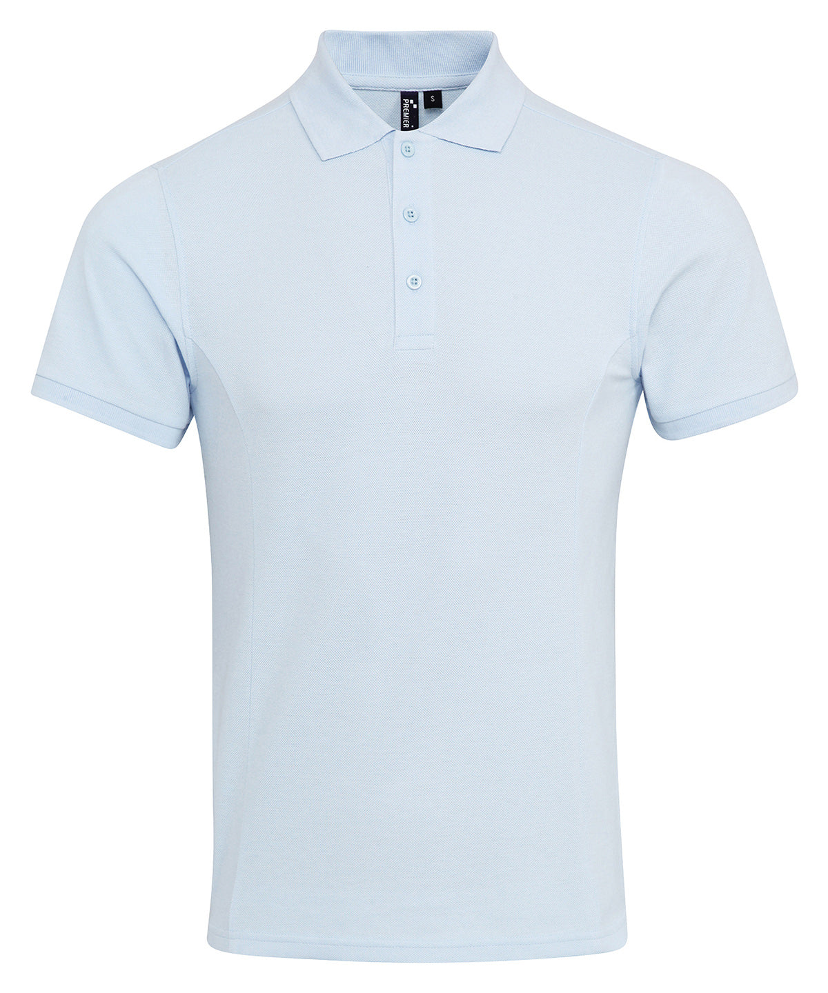 Coolchecker® plus piqué polo with CoolPlus® - Light Blue
