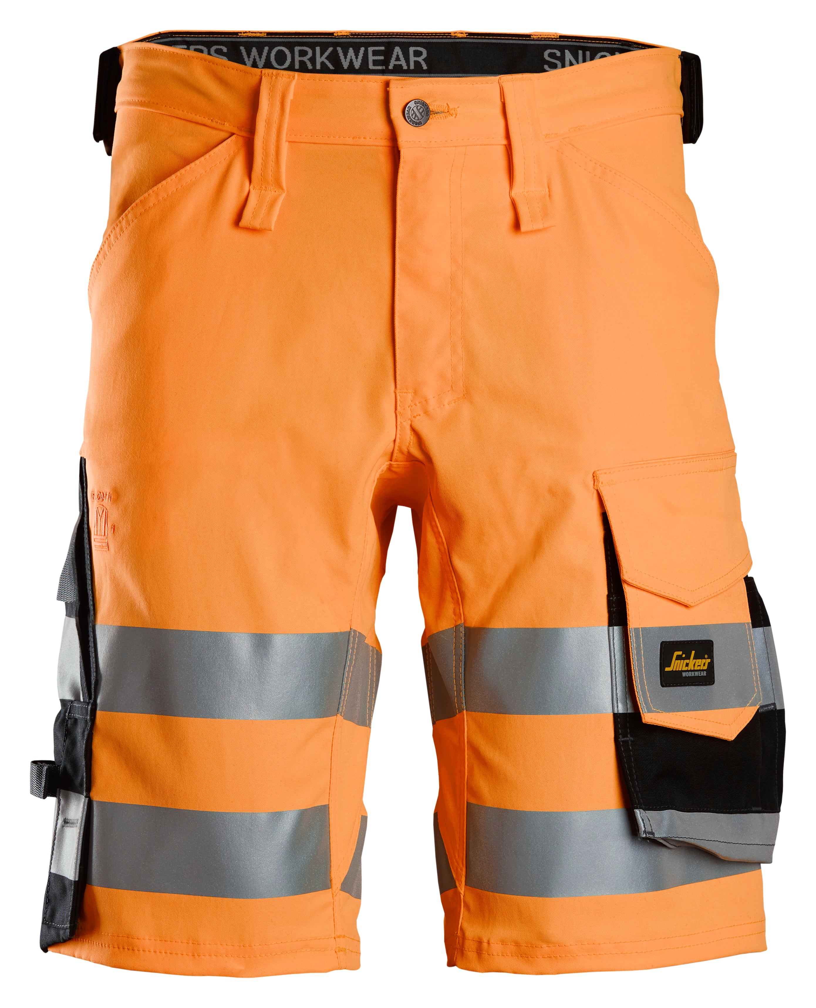 High-Vis Class 1 Stretch Shorts  - High vis orange\Black - 5504