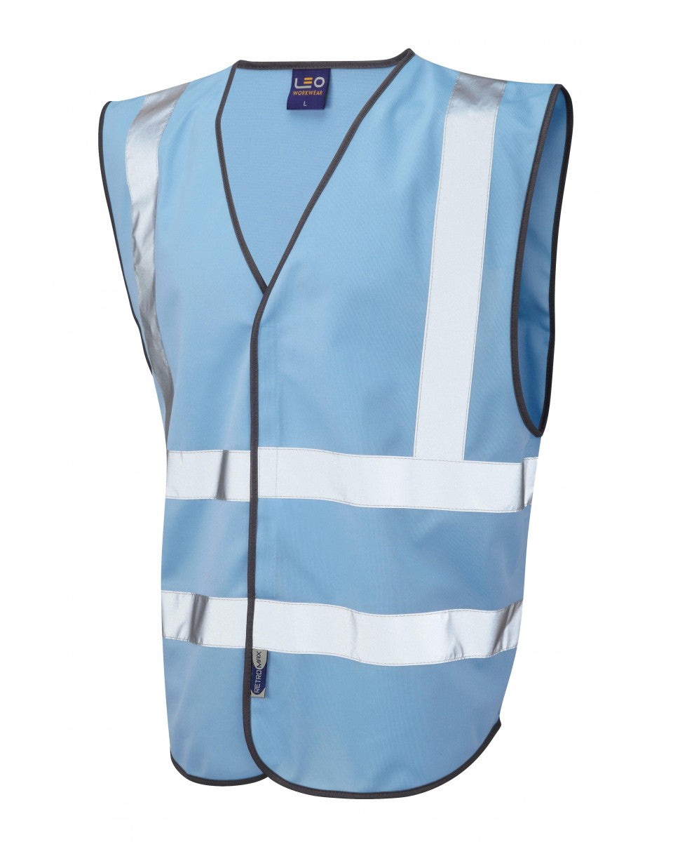 PILTON Coloured Reflective Waistcoat - Sky